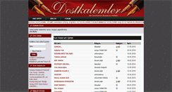Desktop Screenshot of dostkalemler.com